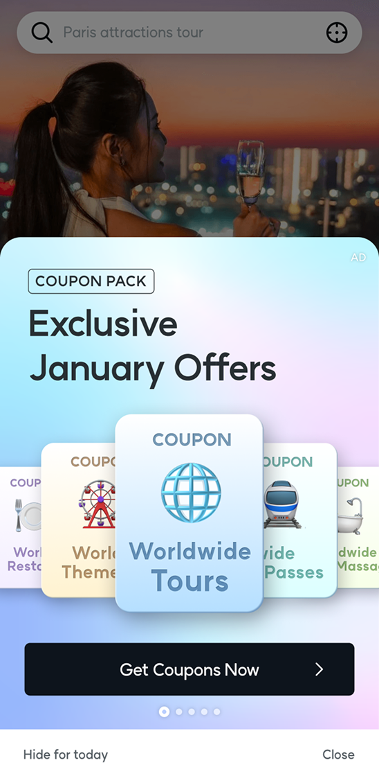 Main Popup